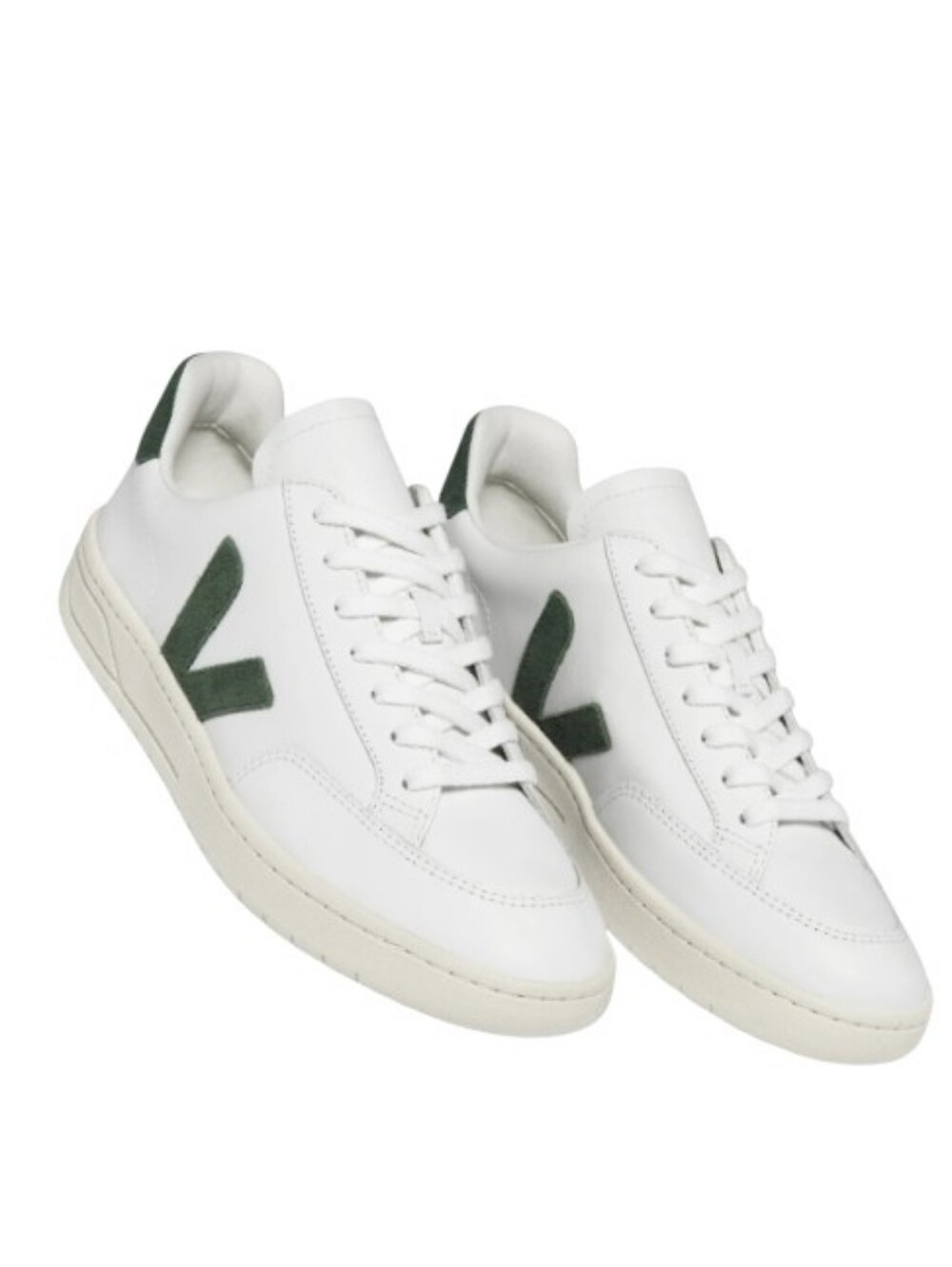 Veja -12 Leather Low Top Sneaker W9 - Picture 1 of 12